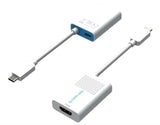 Sapphire Active адаптер USB тип-C (M) до HDMI (F) бел