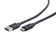 Кабел USB 3.0 AM до Type-C 0.5m Gembird