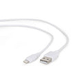 USB кабел за Apple уреди Lightning Gembird 1м бел