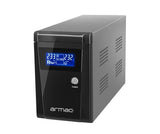 UPS Armac Office 1000VA 650W 230V, 3xШуко/LCD/Метално куќиште