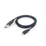 USB кабел за Apple уреди Lightning Gembird 1м црн