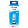 Кошничка. Шишенце со цијан мастило Epson 103 од 65 мл за L1110/L3111/L3151/L1250/L1210/L3211/L3251/L3550
