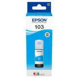 Кошничка. Шишенце со цијан мастило Epson 103 од 65 мл за L1110/L3111/L3151/L1250/L1210/L3211/L3251/L3550