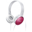 Слушалки Panasonic RP-HF300ME-P на преклопување, бели/розови
