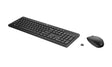 Tastierë HP Wireless 230 me maus combo Wir. i zi