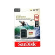 Безбеден дигитален микро SanDisk 128GB SDXC Extreme 4K UHD 190MB/s UHS-I U3 V30 A2 со адаптер