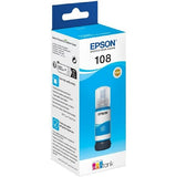 Кошничка. Шишенце со цијан мастило Epson 108 L8050/L18050