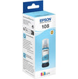 Кошничка. Шишенце со светло цијан мастило Epson 108 L8050/L18050
