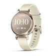 Паметен часовник Garmin Lily 2 Cream Gold со силиконски ремче од кокос