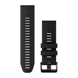 Garmin QuickFit 26mm црн силиконски ремен за часовник