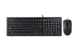Тастатура A4 KR-9276 ComfortKey со глушец USB, црна