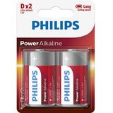Батерии Philips D, пакување од 2 алкални батерии