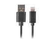 USB Cable for Apple devices Lightning Lanberg 1m Black
