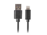 USB Cable for Apple devices Lightning Lanberg 1m Black