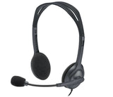 Слушалки Logitech H111 со микрофон