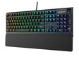 Тастатура SteelSeries Apex 3 Gaming, водоотпорна, тивки прекинувачи, 10-зонско RGB осветлување