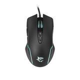 Глушец White Shark Gaming Azarah 6400dpi RGB црно