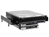BayExtension Sharkoon 5.25" за 2.5" и 3.5" HDD/SSD дискови, црна боја