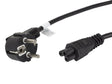 Кабел за напојување Lanberg C5 Mickey VDE 1.8m црн
