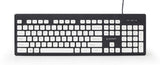 Тастатура KB-CH-01 чоколадна USB црна/бела