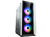 ATX / E-ATX Midi Tower куќиште за Deepcool MATREXX 55 V3 ADD-RGB WH 3F со USB 3.0, 2x USB 2.0, x3 RGB вентилатори
