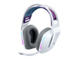 Слушалки Logitech G733 за игри безжични слушалки 7.1 RGB бели