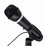 Микрофон Gembird MIC-D-04 кондензатор за на маса, црн со постоље