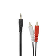 Стерео кабел од 3,5mm до RCA 2m SBOX
