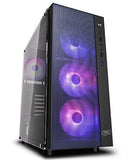 ATX / E-ATX Midi Tower куќиште Deepcool MATREXX 55 MESH ADD-RGB 4F црно со USB3.0, 2x USB2.0, x4 RGB вентилатори