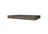 Tenda Switch 24 портни гигабитни + 4xSFP + 1x конзолен слој 2 управуван TEG3328F