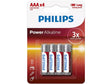 Батерии Philips PowerAlkaline AAA, пакување од 4