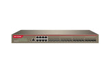 IP-COM преклопник 8 портен гигабитен + 16xSFP + 1x конзолен слој 3 управуван G5324-16F