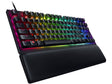 Тастатура Razer Huntsman V2 TKL - без клучеви Оптички виолетов прекинувач за игри RGB Chroma