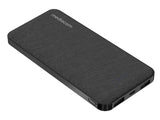 Power Bank Mediacom SOS SLIM 10000mAh me 2 USB, e zezë