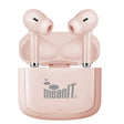 Слушалки MeanIT B31 TWS Bluetooth со микрофон, розови