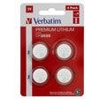 Литиумски батерии Verbatim CR2025 3V, пакување од 4 литиумски батерии