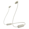 Безжични слушалки Sony WI-C100C, беж