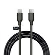 Кабел USB 2.0 тип-C до тип-C 2м MeanIT 60W PD