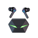 Слушалки LDK P86 TWS Bluetooth со микрофон, црни, за игри