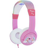 Детски слушалки OTL Rainbow Peppa Pink