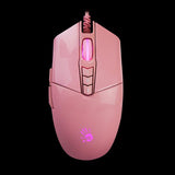 Глушец A4 P91S Bloody Gaming RGB USB розов активиран