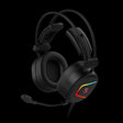 Слушалки за игри A4 MC750 RGB со ANC, црни