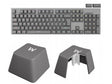 Keycaps Genesis Lead 300 Universal Grey Double Shot Gaming