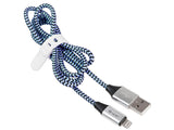 USB кабел за Apple Lightning Tracer 1м црно-син