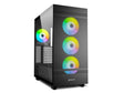 ATX Midi Tower куќиште Sharkoon Rebel C50 црно ARGB со 2 USB 3.0, Type-C USB 3.2, 4 вентилатори од 120mm