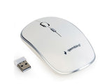 Безжичен глушец Gembird MUSW-4B-01 Оптички 1600DPI Бел
