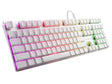Тастатура Sharkoon PureWriter RGB Механичка за игри со RGB осветлување - Kailh Blue Switch White