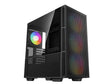 ATX / E-ATX Midi Tower куќиште Deepcool CH560 црно ARGB со USB 3.0, тип-C, 3x 140mm, 1x 120mm LED вентилатори