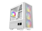 ATX / E-ATX Midi Tower куќиште Deepcool CH560 Digital White со USB 3.0, 3x 140mm, 1x 120mm LED вентилатори