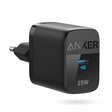 USB универзален полнач за напојување Anker 312 25W тип-C црно